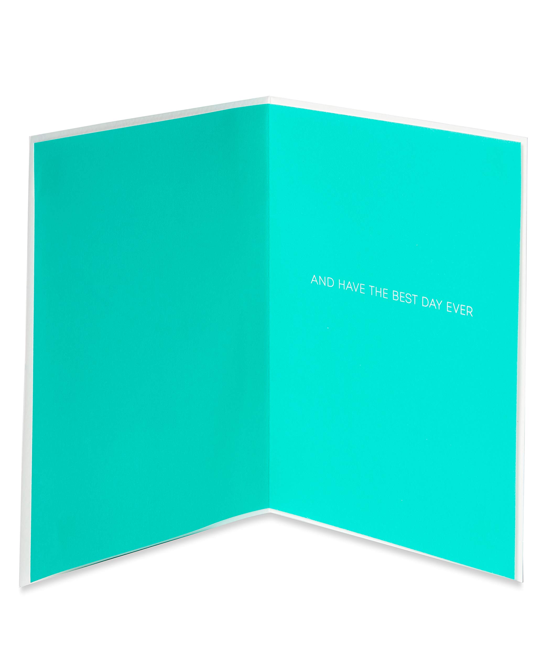 Best Day Ever Papyrus Birthday Card - Elegant Handmade Greeting Card for Birthdays, Anniversaries & Special Occasions - Perfect Gift for Friends & Family