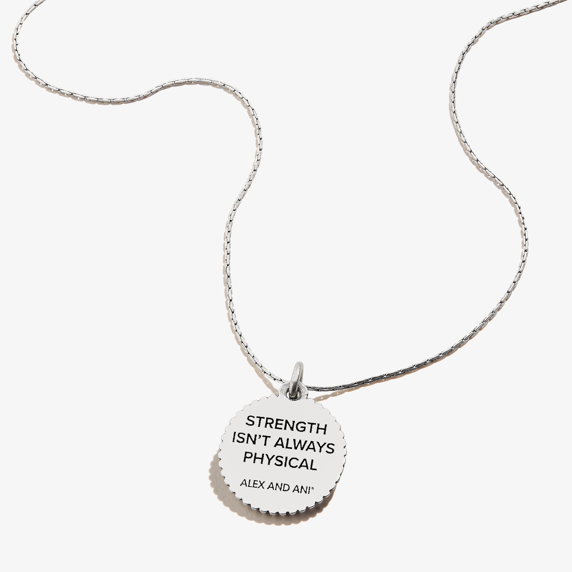 Elephant Embossed Charm Necklace - Sterling Silver Animal Jewelry for Women - Perfect Gift for Elephant Lovers, Birthday & Anniversary - Boho Style Layering Necklace for Everyday Wear