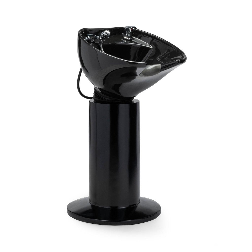 Lanvain® Professional Salon Shampoo Sink Unit Station 206 - White or Black for Hair Washing & Styling | Perfect for Beauty Salons, Barber Shops & Home Use
