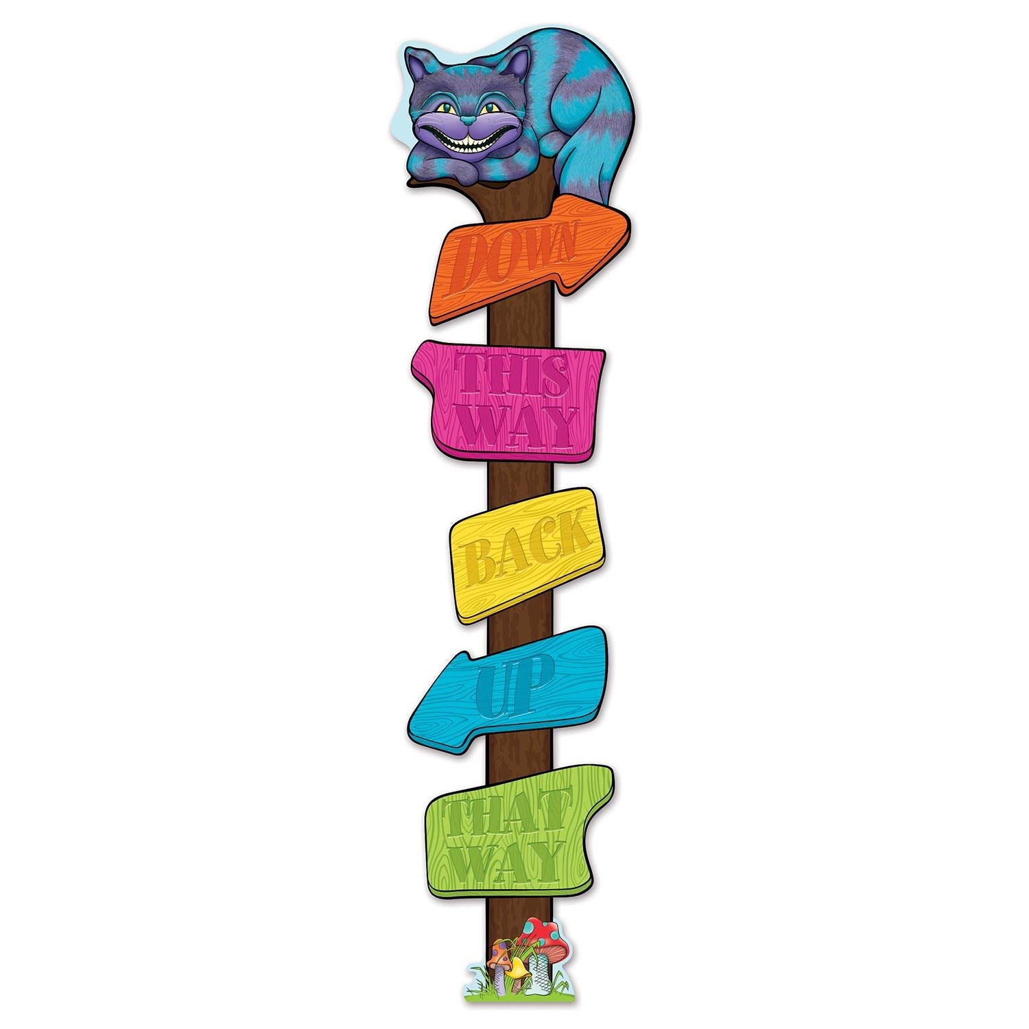 12 Pack Beistle Directional Post Party Cutouts - Fun Party Decorations for Birthdays, Halloween & Celebrations - Perfect for Photo Booths, Wall Decor & Event Signage