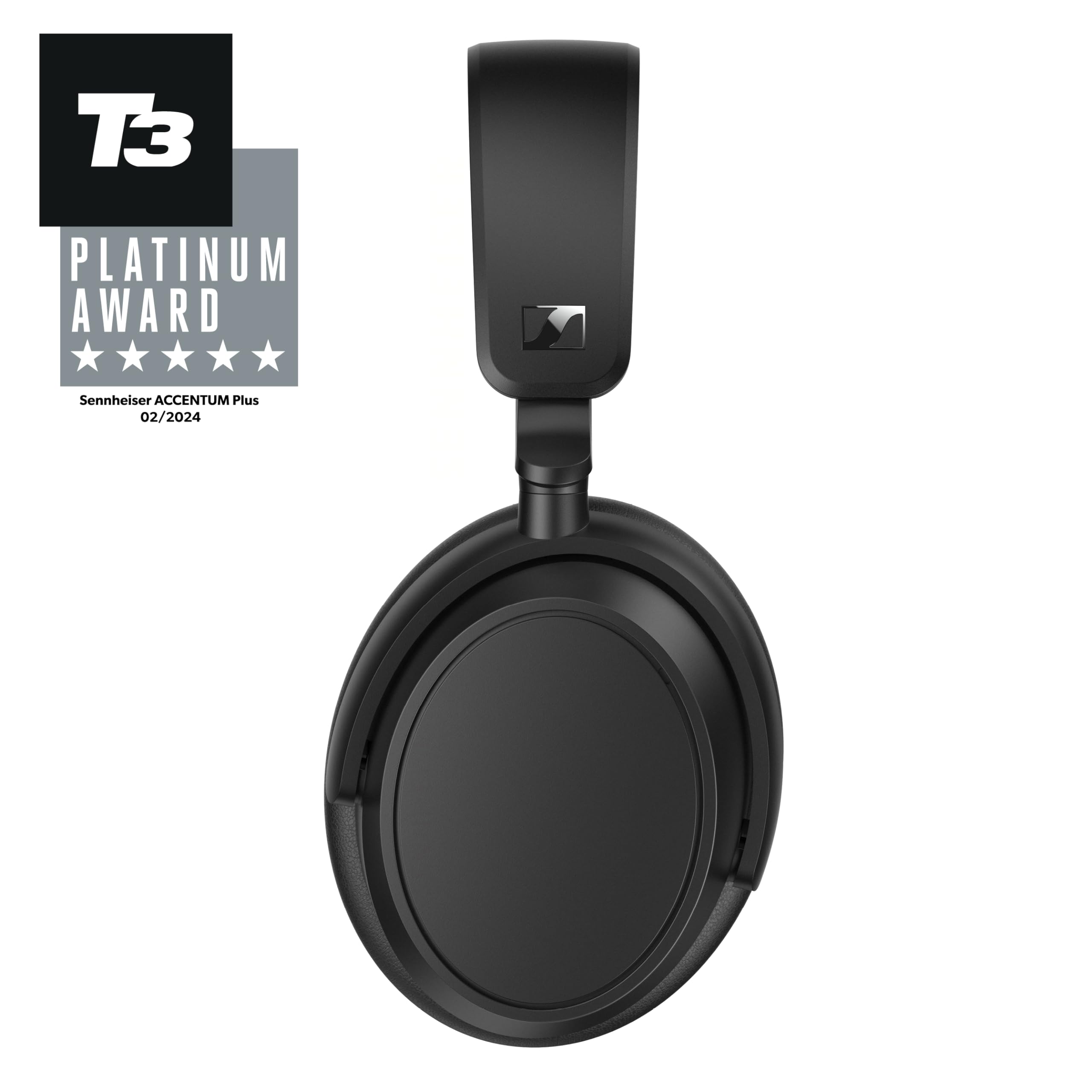 Sennheiser ACCENTUM Plus Wireless Bluetooth Headphones with ANC - 50H Battery, Fast Charge, Touch Control & Personalized Sound - Black | Perfect for Travel, Workouts & Noise Cancellation