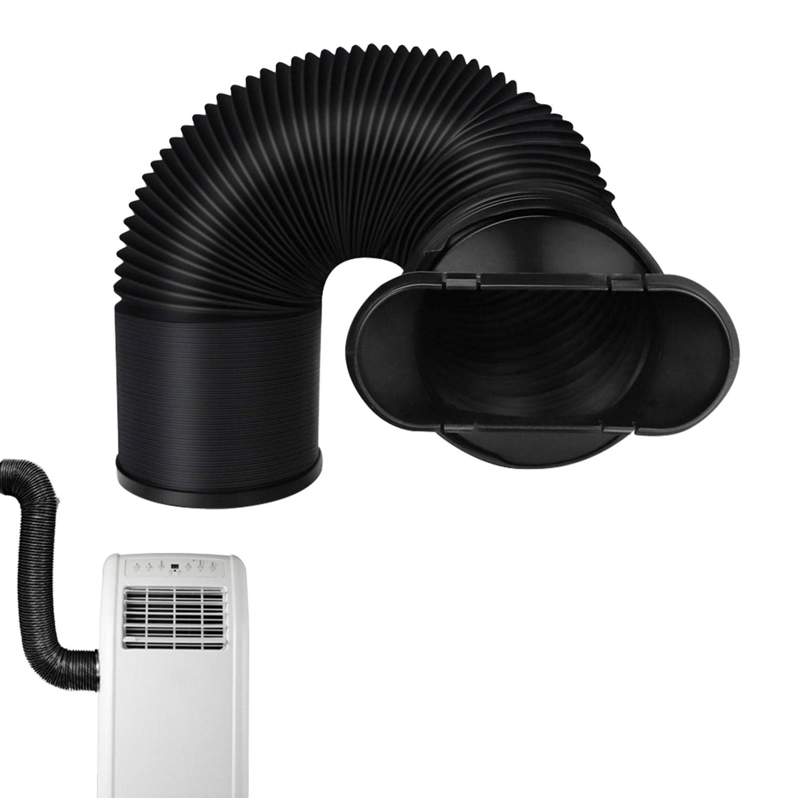 Fovolat Portable Air Conditioner Hose and Window Adapter Kit - Universal Anti-Clockwise Thread Connector for AC Units - Perfect for Home, Office & RV Cooling Solutions