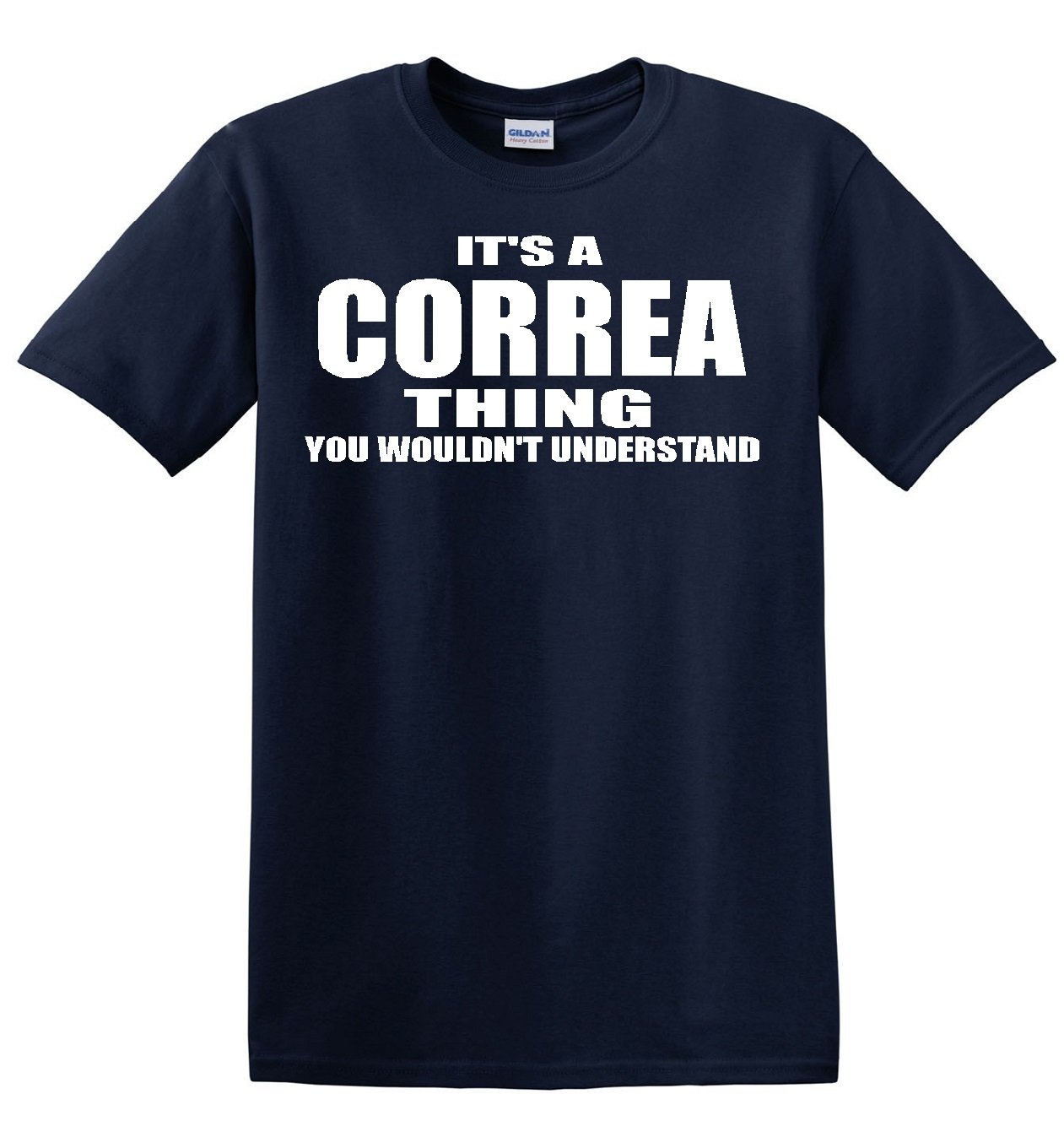 STUFF WITH ATTITUDE Navy Blue Correa Graphic T-Shirt for Men - Casual Streetwear Tee for Everyday Wear & Fan Apparel