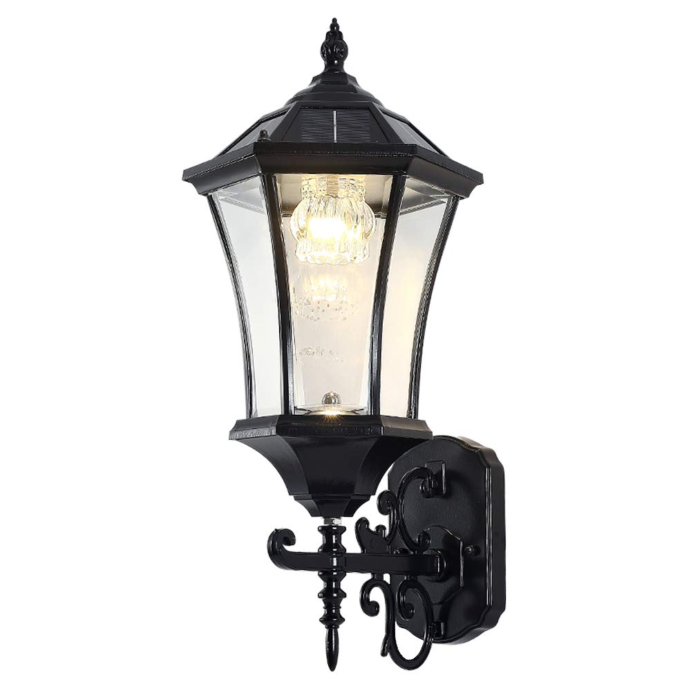 Solar Powered Outdoor Wall Lantern - 21