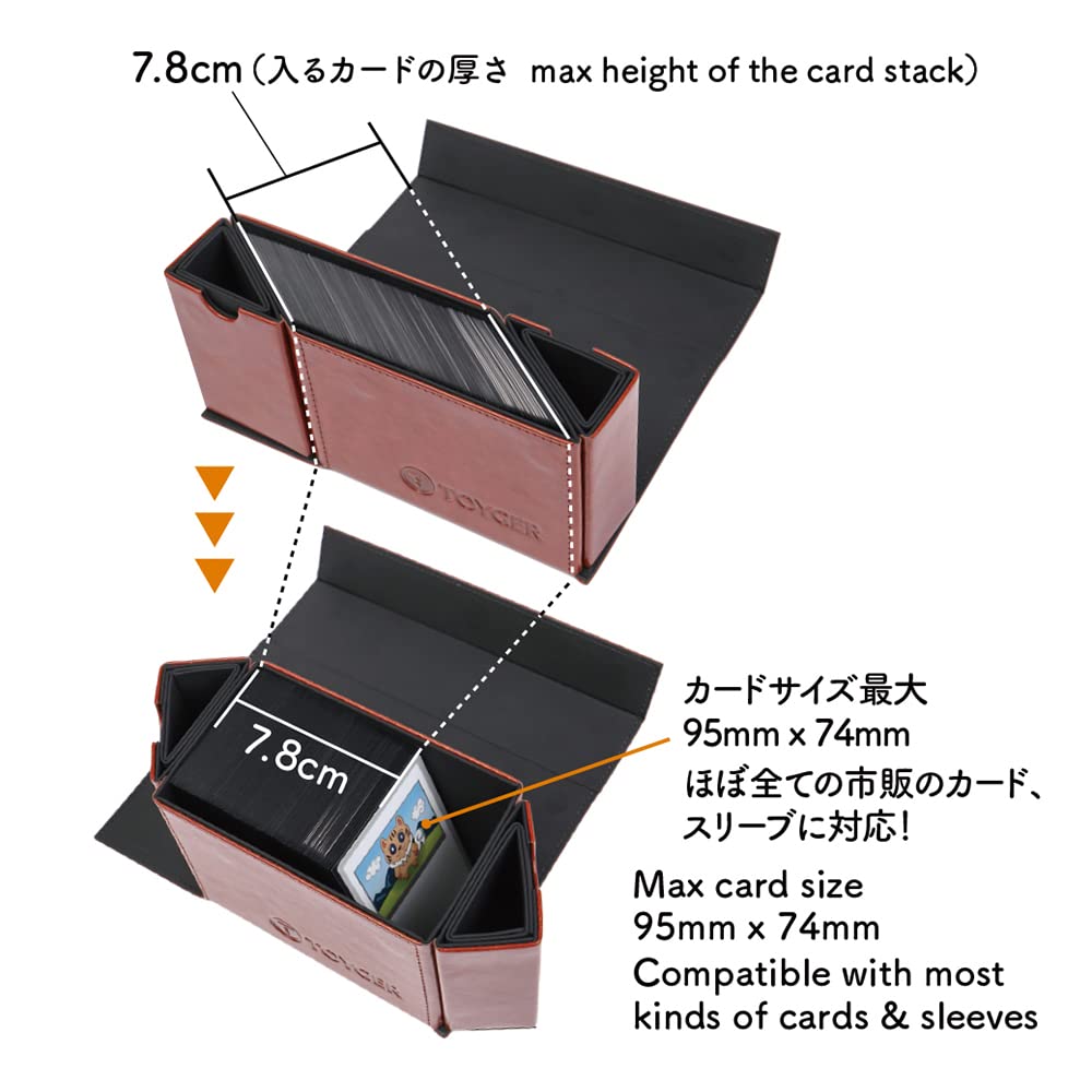 DeckSlimmer Waterproof Deck Storage Box - Light Blue | Durable Card Holder for MTG, Pokemon & Yugioh | Outdoor & Indoor Use for Gaming & Collectibles
