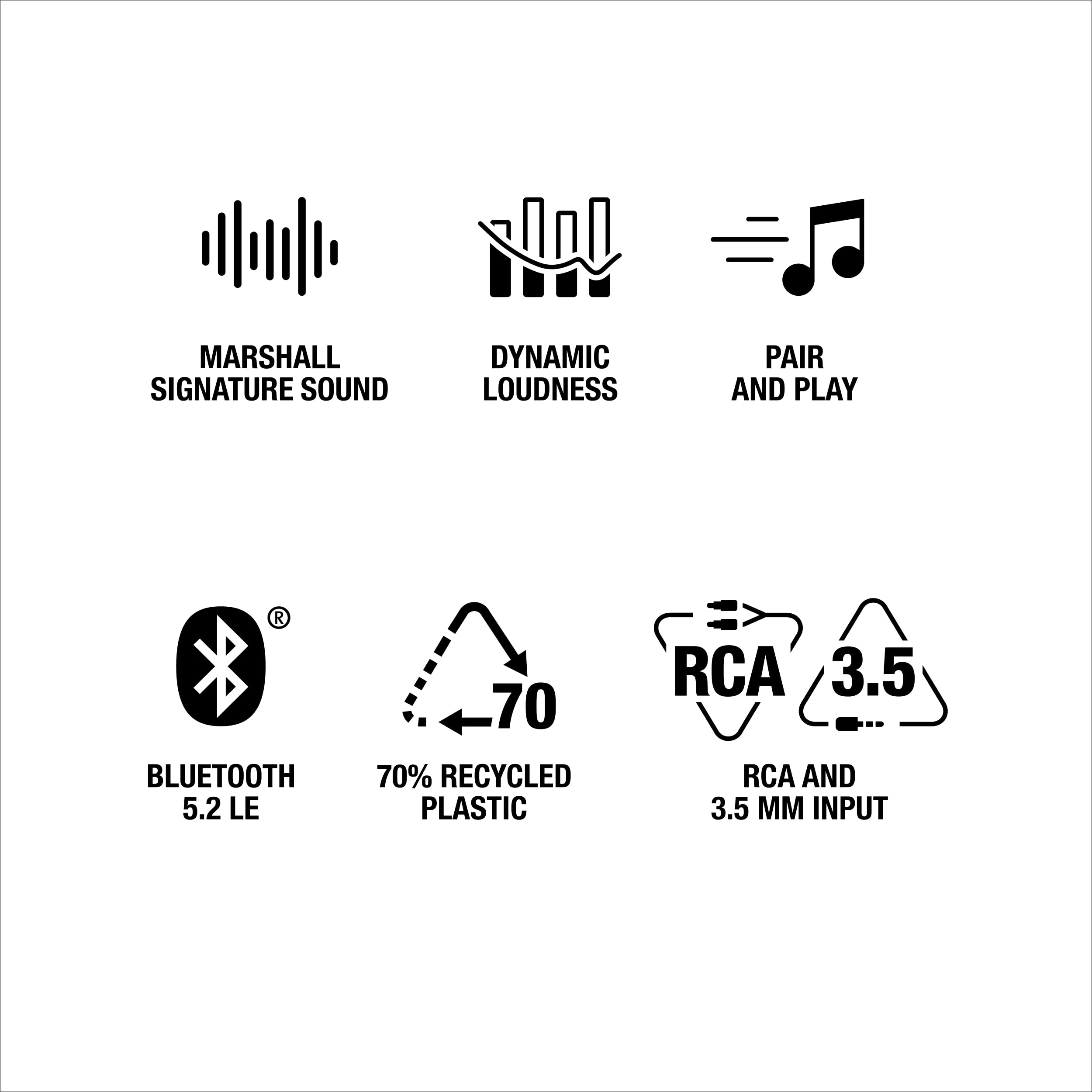 Marshall Stanmore III Wireless Bluetooth Speaker - Premium Sound for Home, Office & Outdoor Parties