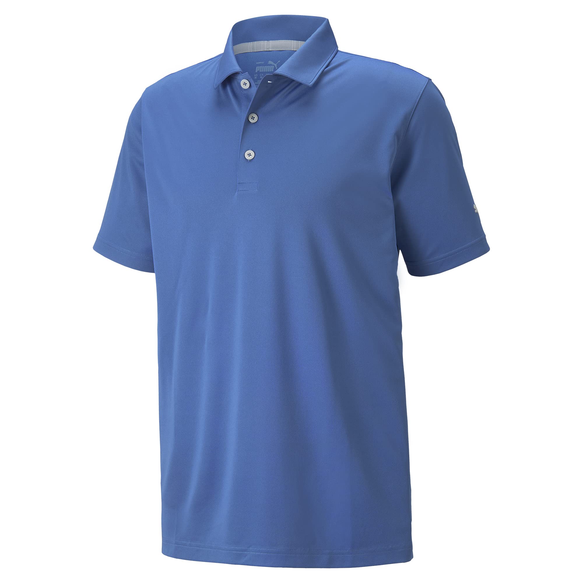 Puma Men's Gamer Golf Polo Shirt - Moisture Wicking, UV Protection, Comfort Fit - Bright Cobalt Blue, Size XL - Perfect for Golf Courses, Casual Wear & Outdoor Activities