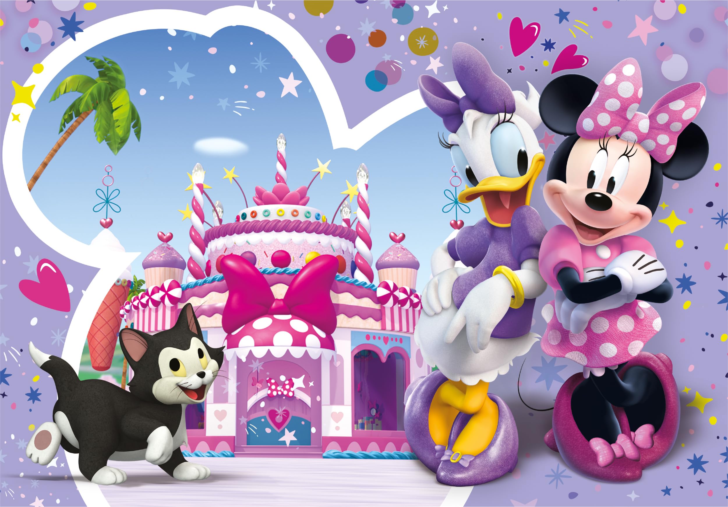 Clementoni Supercolor Disney Minnie Puzzle - 30 Pieces, Kids Puzzle for 3 Year Olds, Cartoon Puzzle Made in Italy - Perfect for Birthday Gifts, Preschool Learning & Family Fun