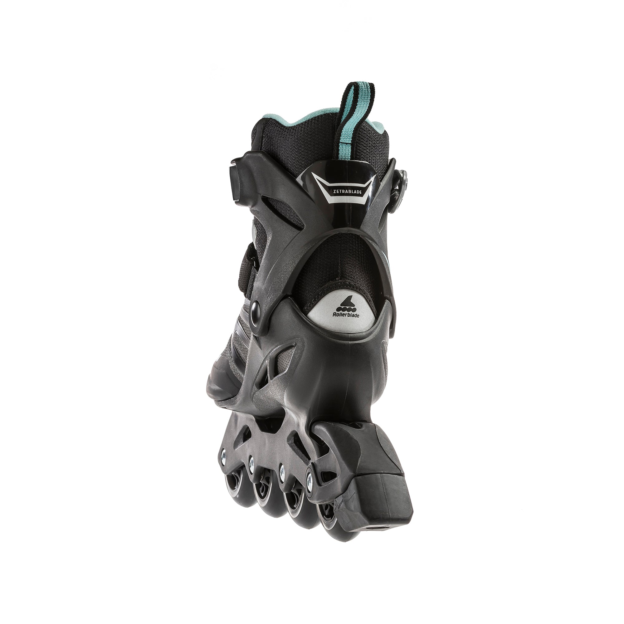 Rollerblade Zetrablade W Women's Inline Skates - Black/Light Blue - Comfortable & Lightweight for Outdoor Fitness & Recreation