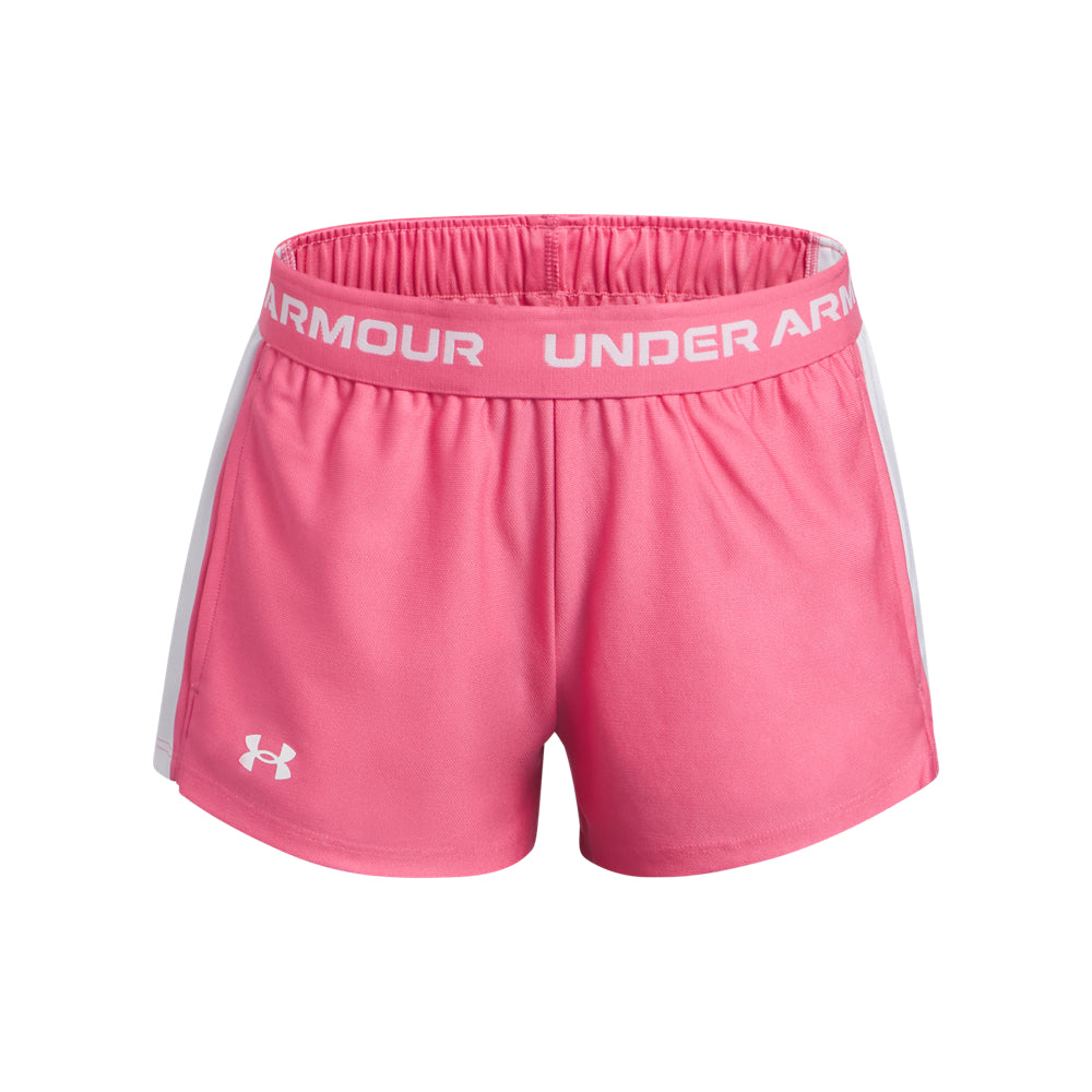 Under Armour Girls' Youth Tech Play Up Shorts - Lightweight, Breathable & Quick-Dry Athletic Shorts for Running, Soccer & Playtime