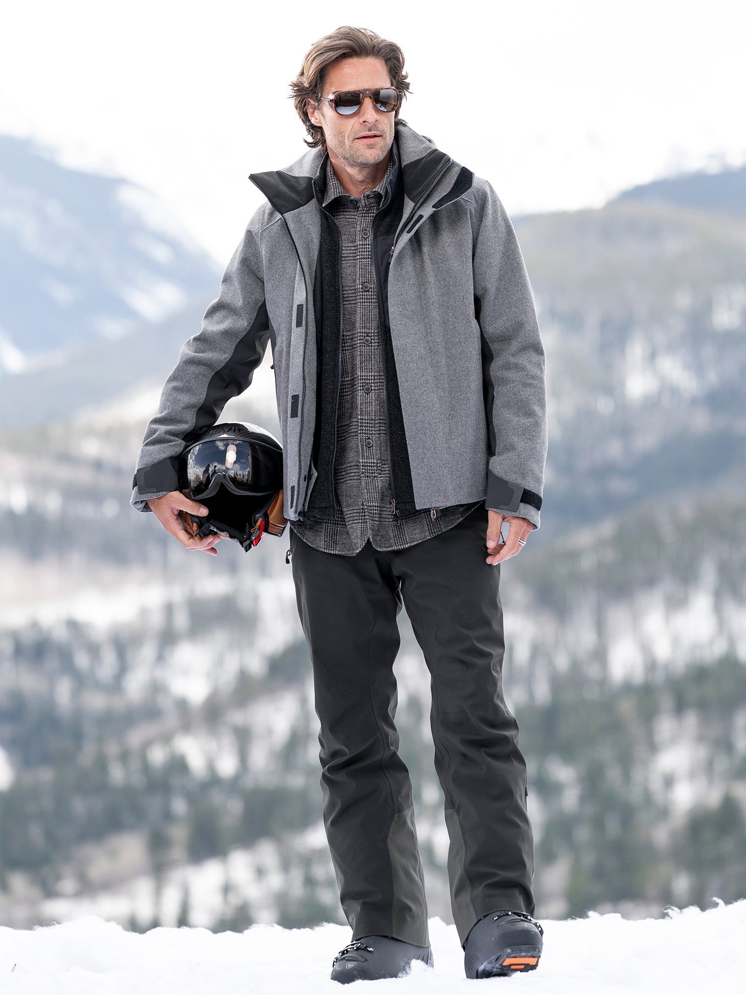 Men's Explorer Wool Vest - Warm Winter Fleece Lined Outdoor Vest for Hiking, Camping & Travel - Lightweight & Durable