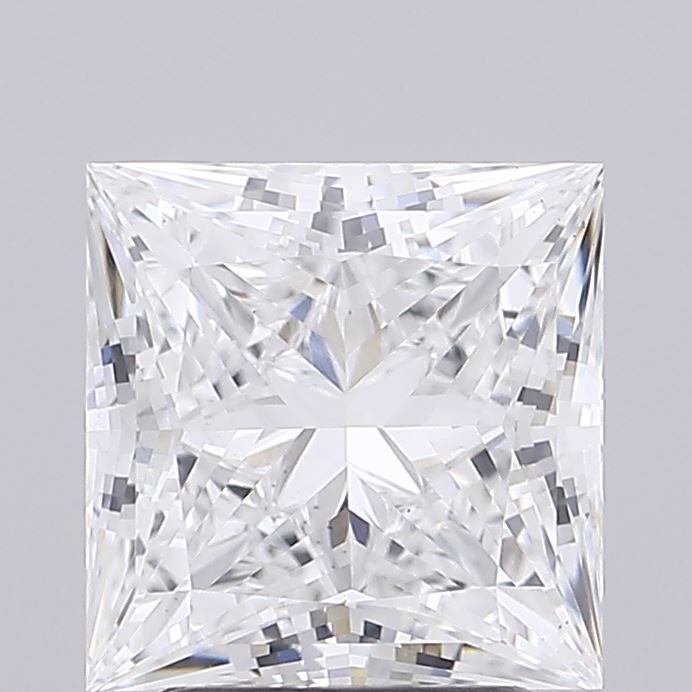 3.02 Carat D VS1 Princess Cut Lab-Created Diamond - Perfect for Engagement Rings & Fine Jewelry