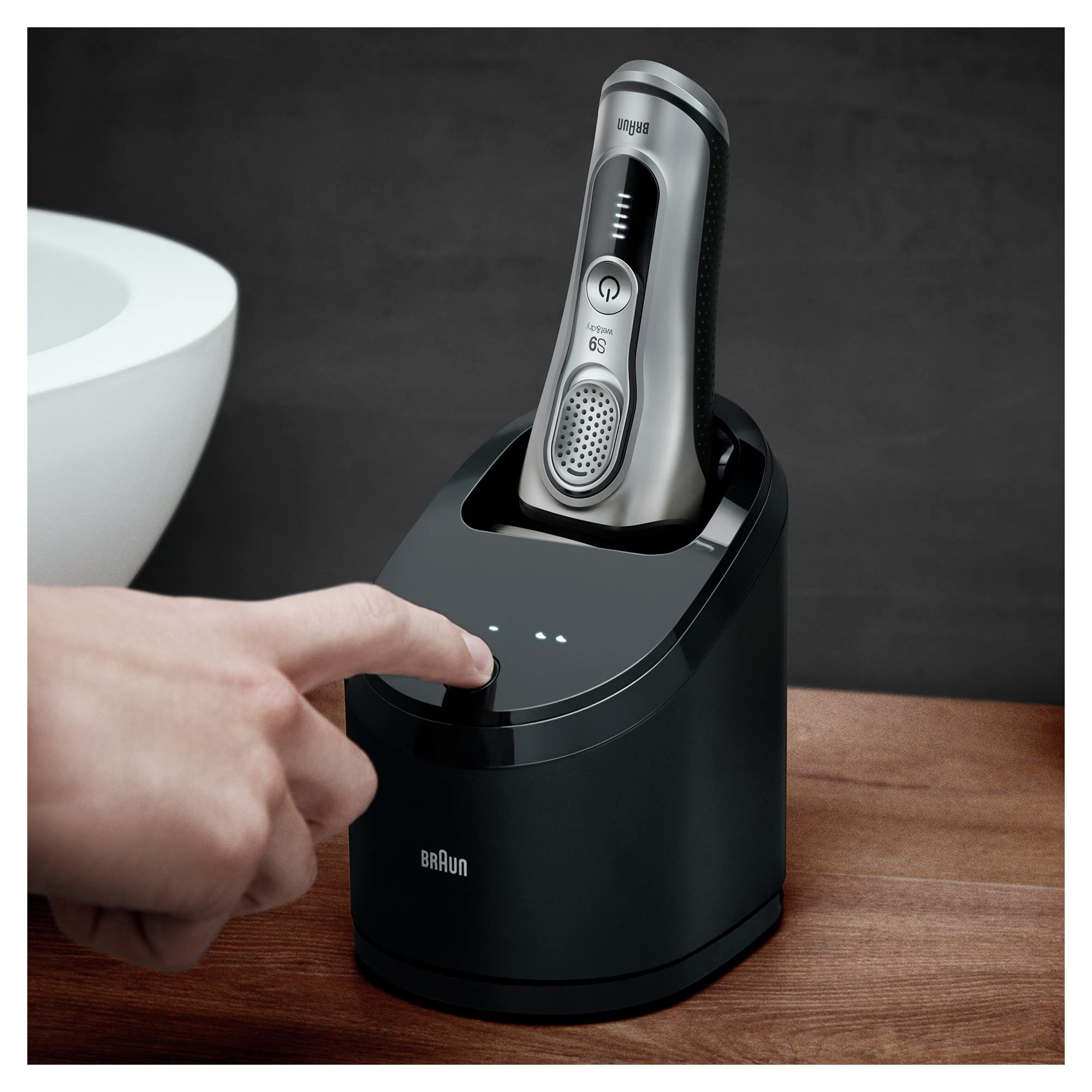 Braun Series 7 70S Electric Shaver Replacement Heads - 4 Pack with Silver Clean & Renew Refill Cartridges | For Men's Wet/Dry Shaving | Perfect for Travel & Daily Grooming Routine