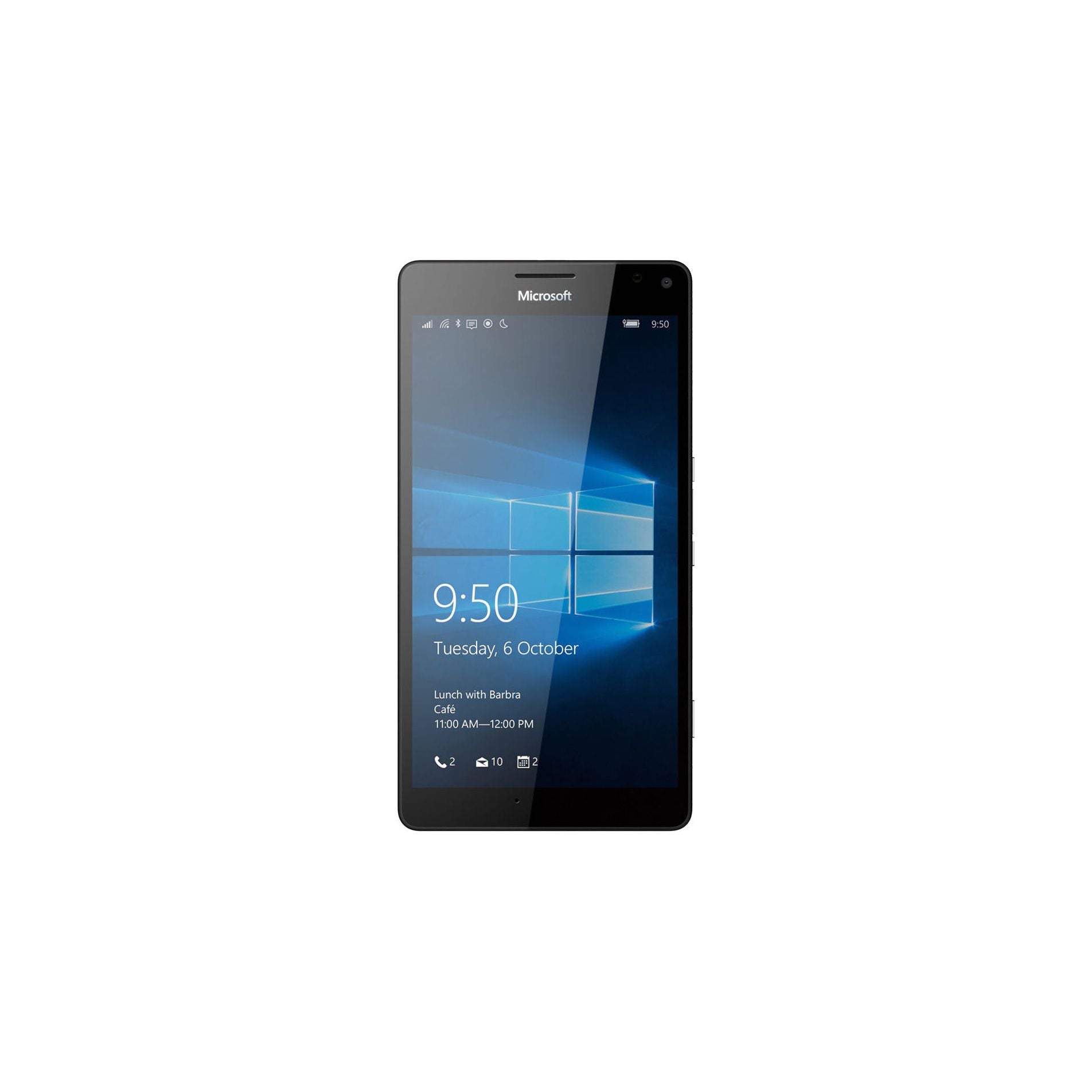 Microsoft Lumia 950 XL Unlocked Smartphone - 32GB Dual SIM, Black | Premium Windows Phone for Business & Travel Use