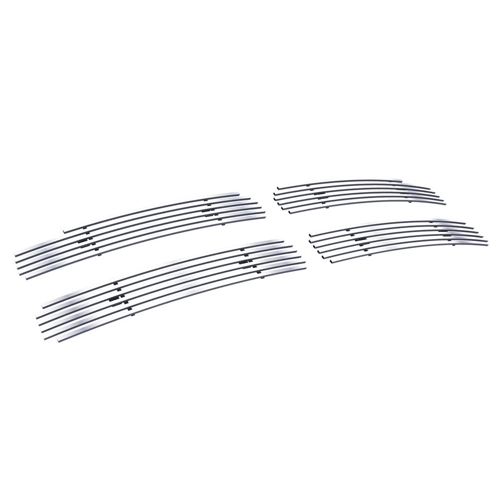 APS Chrome Billet Front Grill Grille Insert Compatible with Dodge Ram 1994-2001 Models - D65721A - Upgrade Your Truck's Style for Off-Road & Daily Driving