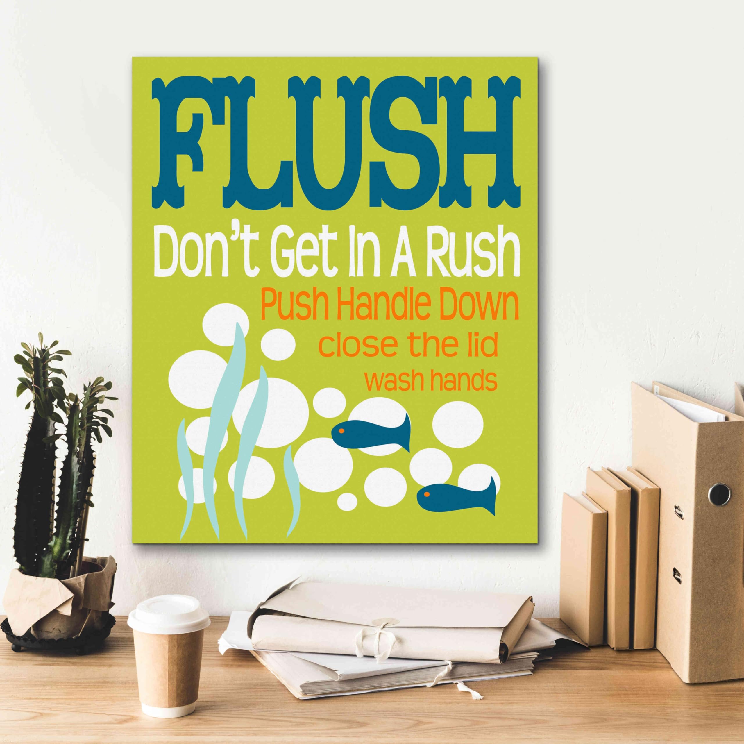 Epic Graffiti 'Ocean Bubble Friends 2' by Leslie Fuqua - Premium Giclee Canvas Wall Art Print 20