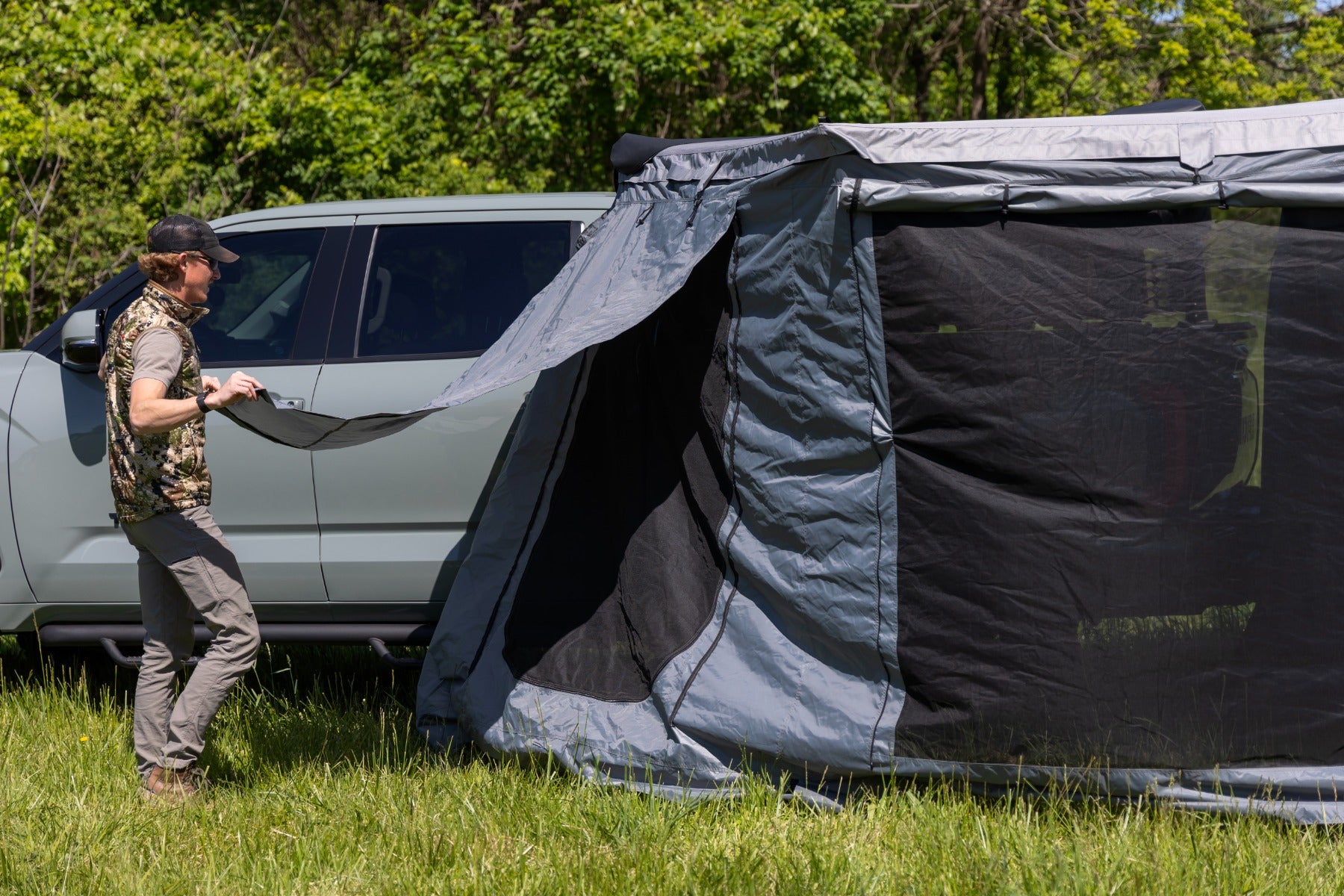 270 Degree Awning Wall Enclosure for Camping & Outdoor Shelter - Waterproof & UV Resistant (Model 99048) | Perfect for RV, Patio, Picnic, and Beach Protection