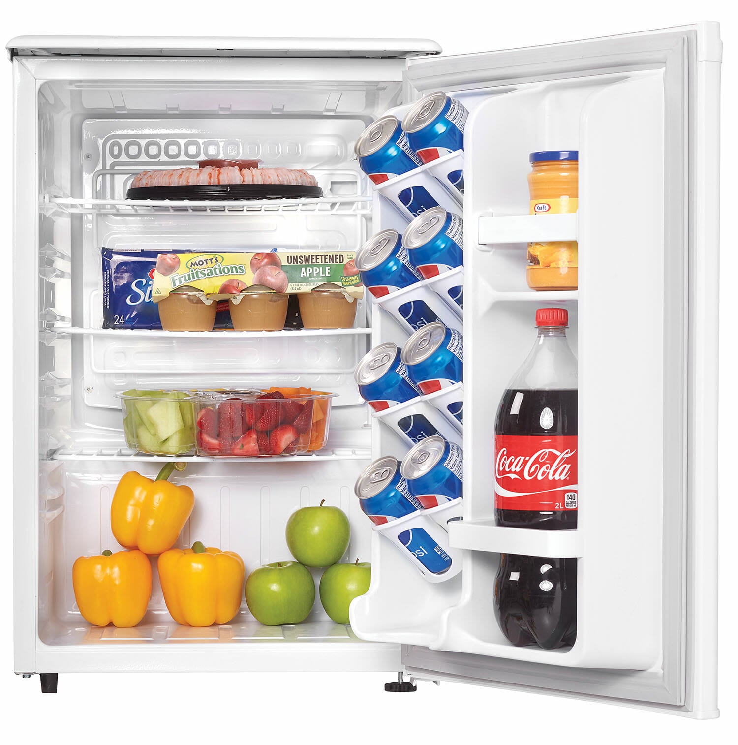 Danby DAR026A1WDD 2.6 cu ft Compact Refrigerator - Energy Efficient Mini Fridge for Dorm, Office, Bedroom, or Kitchen - White