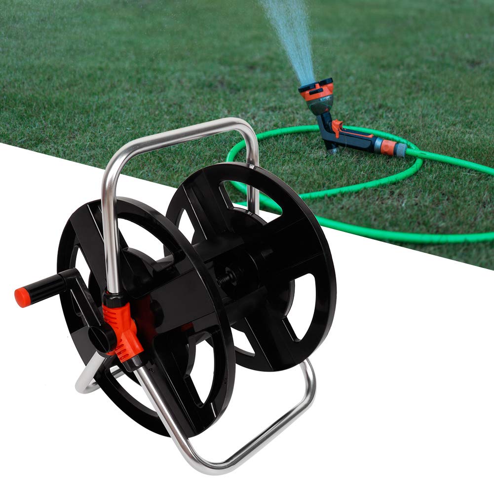 Portable Hose Reel for Gardening - Easy Move Water Hose Holder for Outdoor & Farm Use
