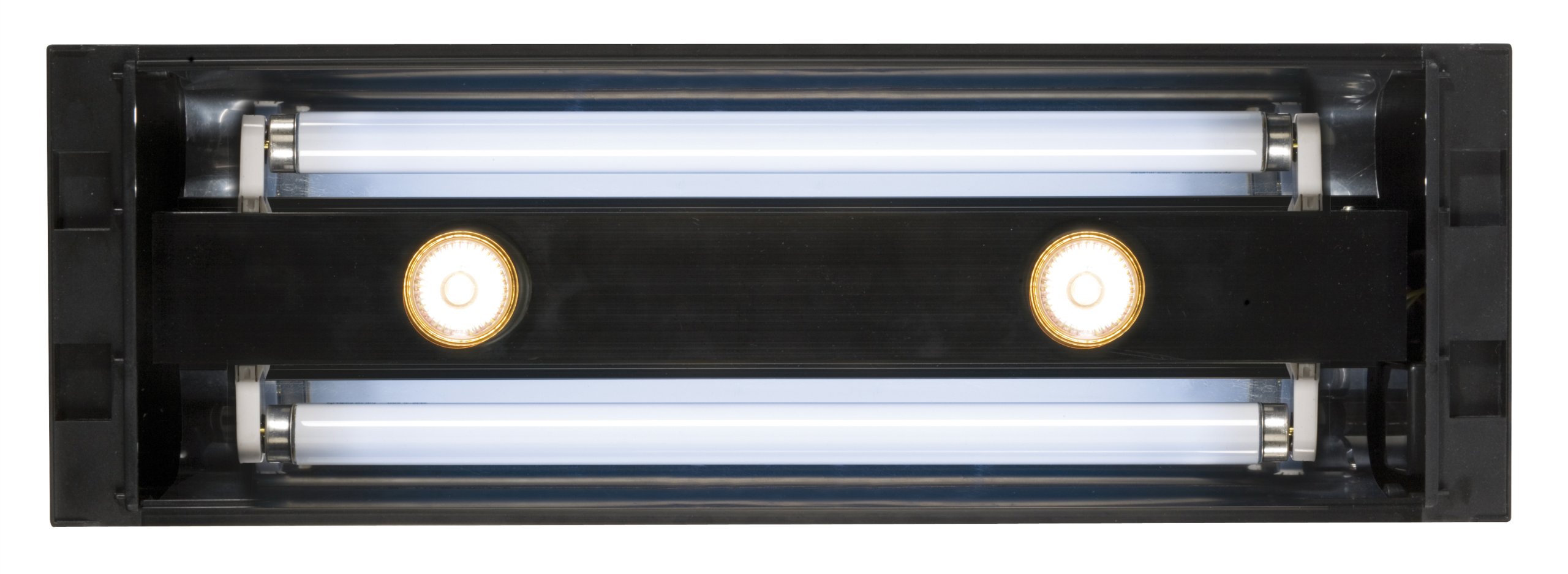 Exo Terra PT2232 Dual Top UV Light & Basking Spot Canopy for Reptile Terrariums - Ideal for Bearded Dragons, Geckos & Turtles Habitat Lighting