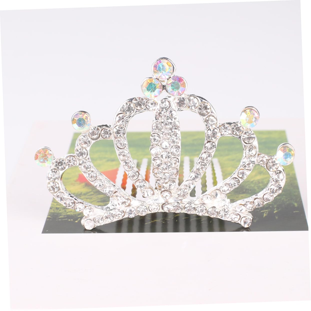 FOMIYES 3-Piece Pageant Crown Set - Flower Girl Tiara, Bridal Headband, Bachelorette Hair Accessories for Weddings, Birthday Parties & Special Events