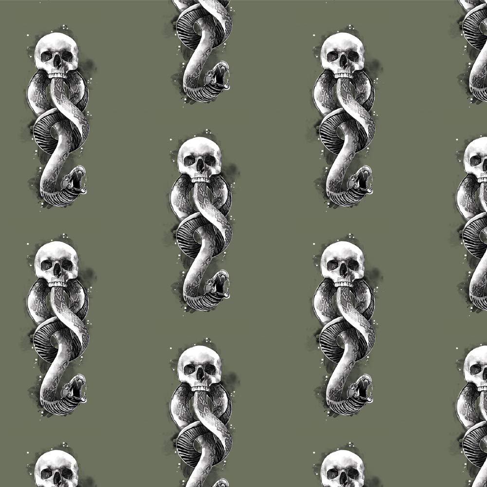 Harry Potter The Dark Mark Gift Wrap Wrapping Paper Rolls - Premium Quality Wrapping Paper for Birthdays, Christmas, Party Favors & Special Occasions