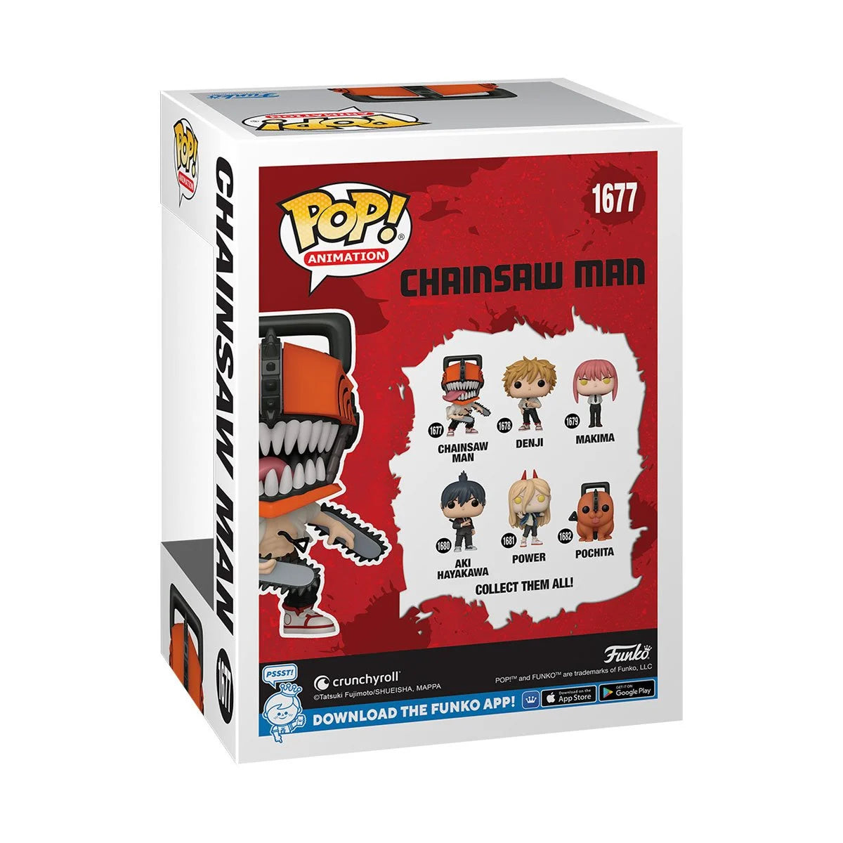 Chainsaw Man Funko Pop! Vinyl Figure (CHASE) #1677 - Anime Collectible for Display & Gift Giving - Perfect for Manga Fans & Home Decor