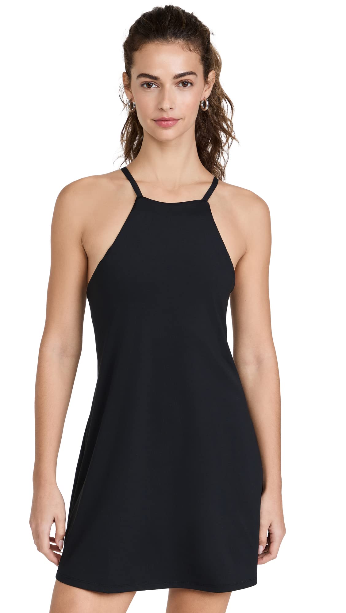 Madewell MWL Flex Fitness Dress for Women - True Black Size 2XS (000) | Stretchy Workout Dress for Yoga, Running & Gym | Comfortable Athletic Wear for Active Lifestyles