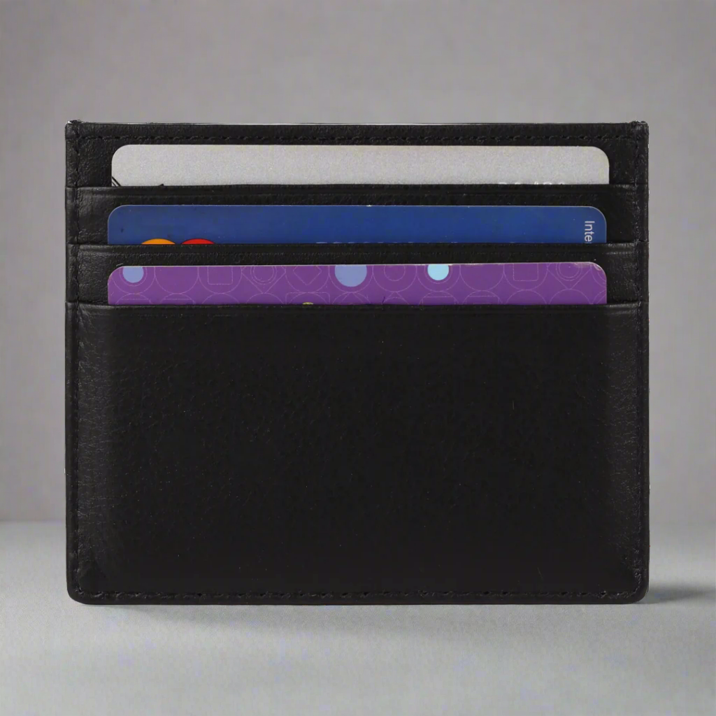 Premium MET RFID Leather Card Holder - Slim & Secure Wallet for Credit Cards, ID, and Cash - Perfect for Travel, Business, and Everyday Use