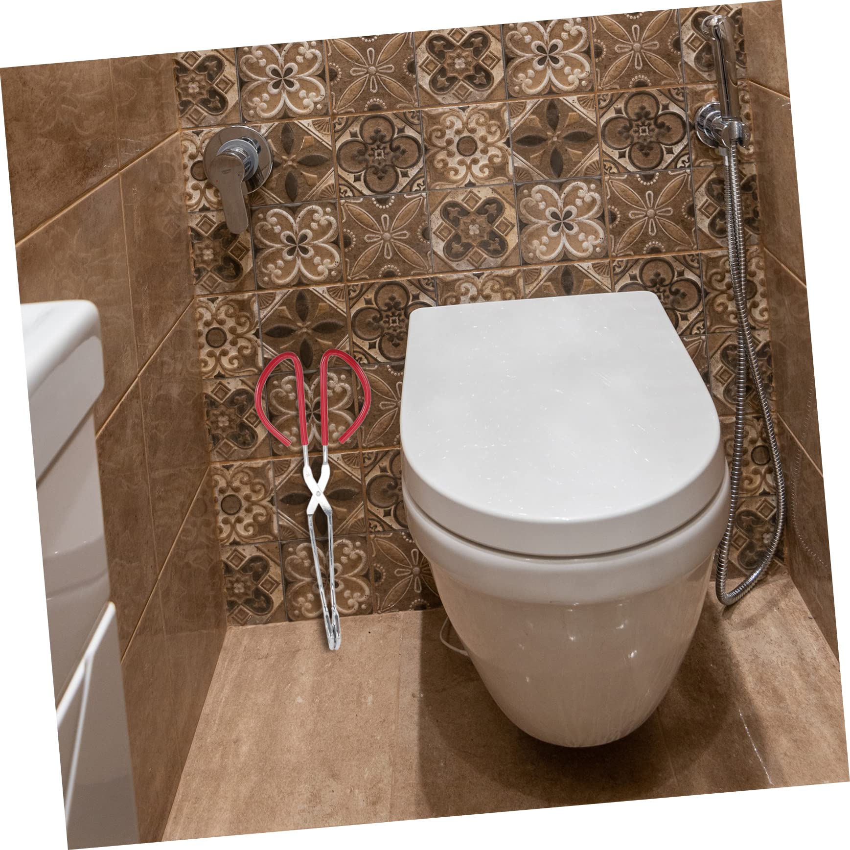 DOITOOL 2-Pack Travel Toilet Paper Holder & Wipe Tongs - Portable Bathroom Assist Tool for Disabled & Elderly - Camping, Hiking, Road Trips & Home Use