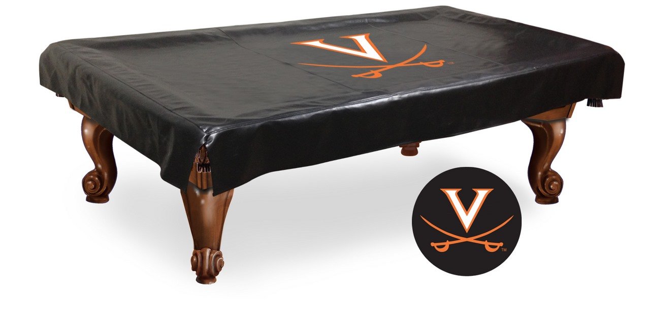 Virginia Cavaliers NCAA Billiard Table Cover - Durable Pool Table Protector for Game Room, Bar, and Home Use