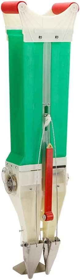 Portable Manual Seed Planter - Stainless Steel Corn, Onion & Peanut Seeder with Long Handle - Garden Planting Tool for Soybean, Vegetables & Home Gardening