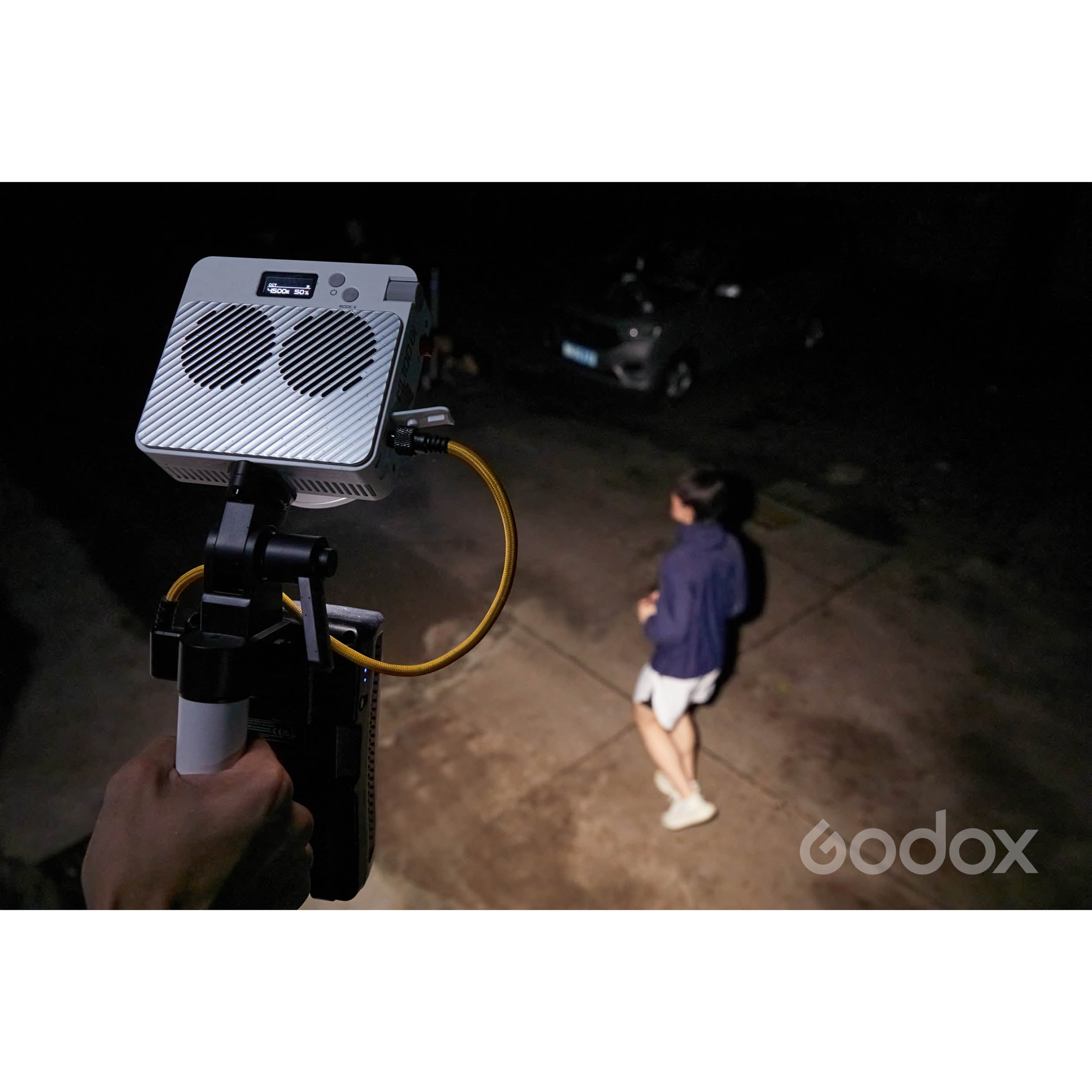 Godox ML60II & ML100 V Lock Battery Grip Handle Kit AK B02 - Durable Power Solution for Studio & On-Location Photography