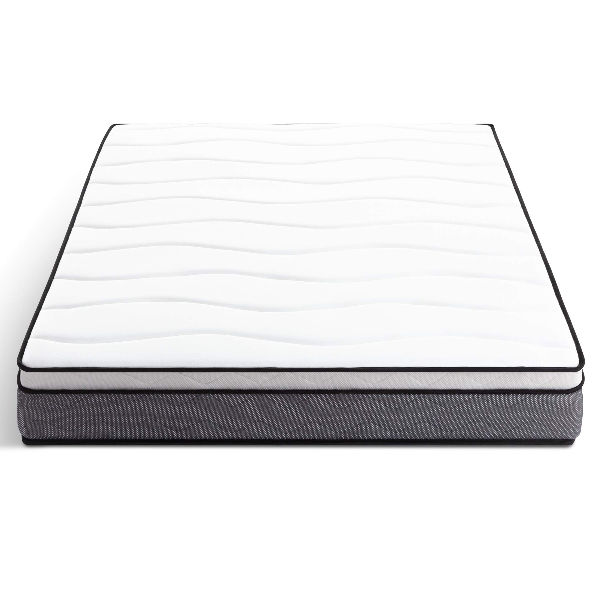 WEEKENDER Bloomington 10-Inch Plush Hybrid Mattress with Heavy Duty Coils & Memory Foam - CertiPur-US Certified - 10 Year Warranty - Twin XL Size - Perfect for Guest Rooms, Dorms & Small Spaces