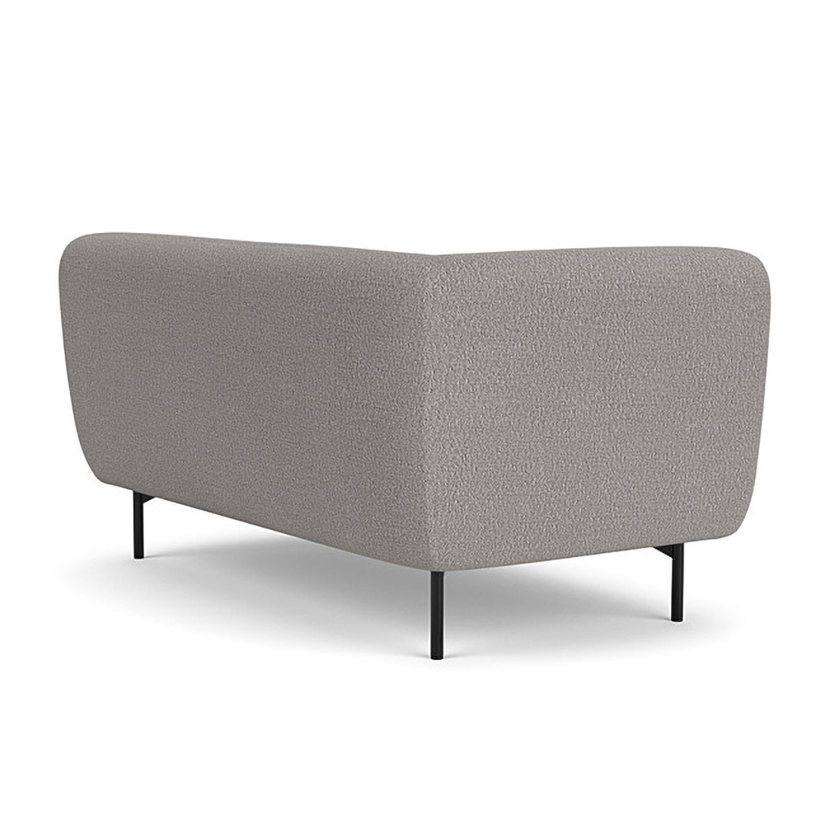 Alfred Boucle Left 2 Seater Modular Sofa - Modern Sectional Couch for Living Room, Small Space & Apartment - Soft Fabric Upholstery with Reversible Design