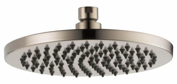 Brizo 81375 BN 2.5 GPM 8-Inch Round Raincan Shower Head in Brushed Nickel - High Pressure Rainfall Shower for Spa-Like Bathroom Experience