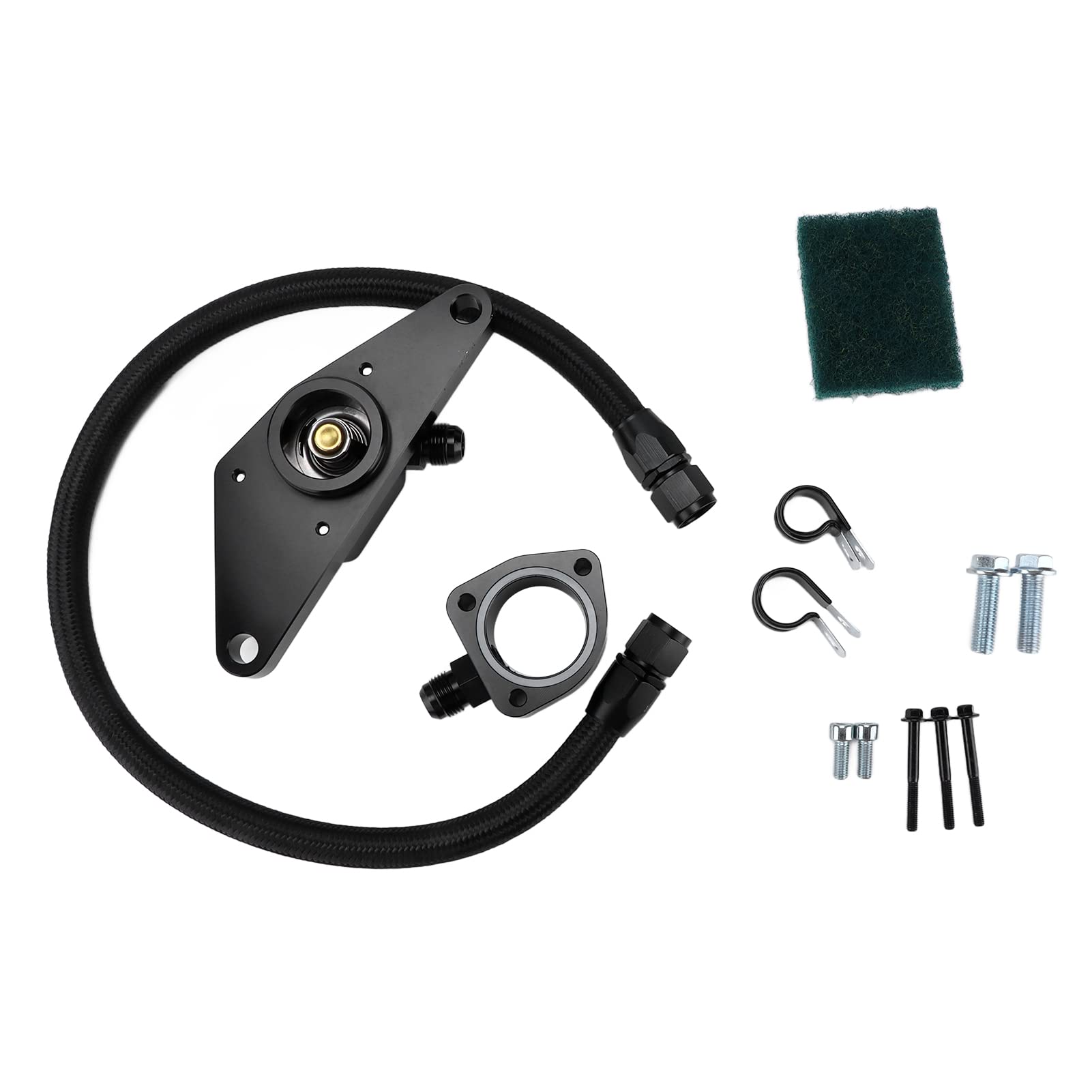 Replacement Coolant Bypass Hose Kit for 2007.5-2018 Ram 6.7L Cummins - Durable Nylon Coolant Hose - Perfect for Engine Cooling System Maintenance & Repair