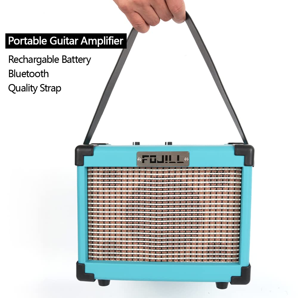 **4-String Full Size Electric Bass Guitar Starter Kit with 10W Amp, Gig Bag, Picks, Capo & Noise-Free Cable – Perfect for Beginners, Practice & Live Performances (Blue)**