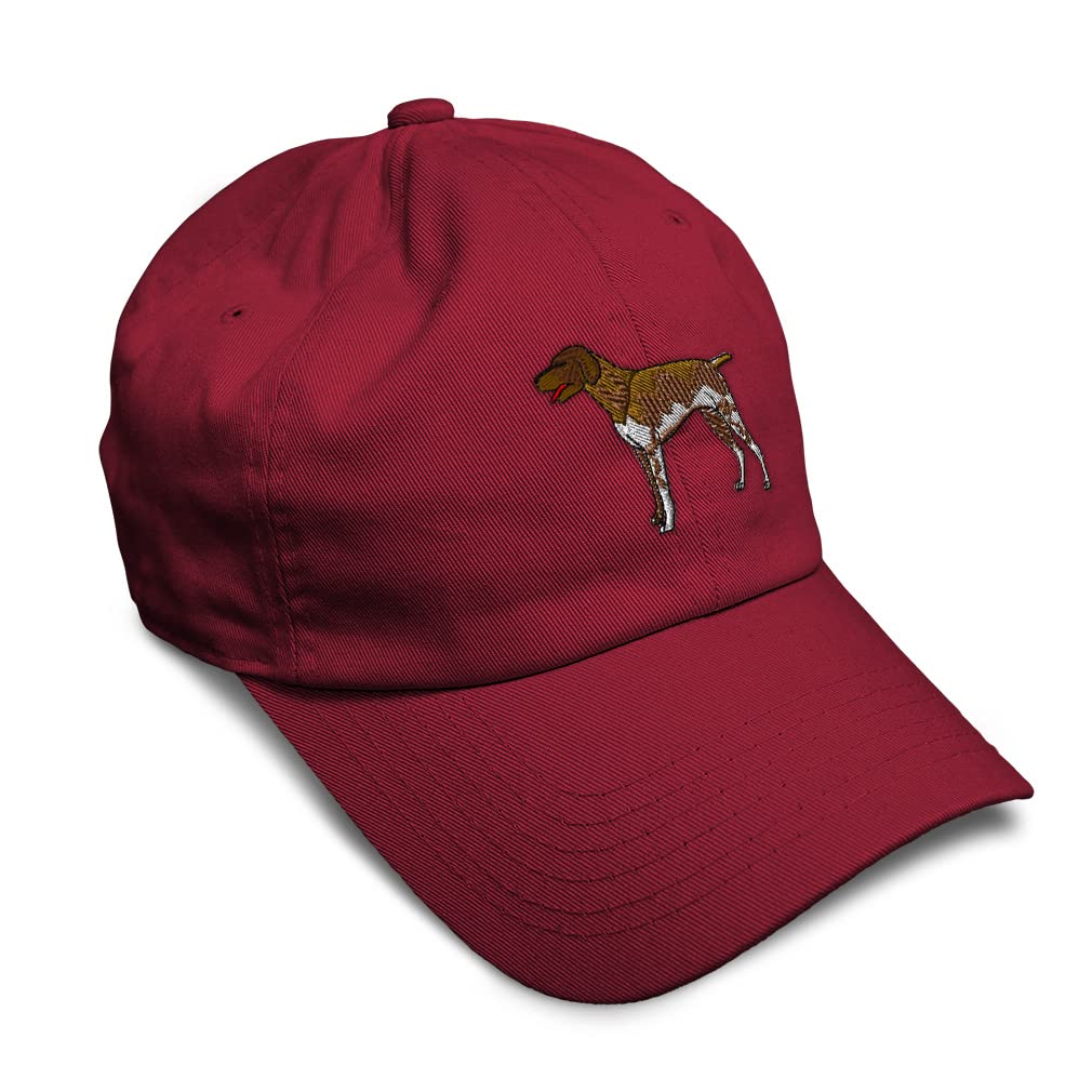 German Shorthair Pointer Dog Embroidered Soft Baseball Cap - Cotton Dad Hat for Men & Women | Casual Outdoor Wear for Dog Lovers