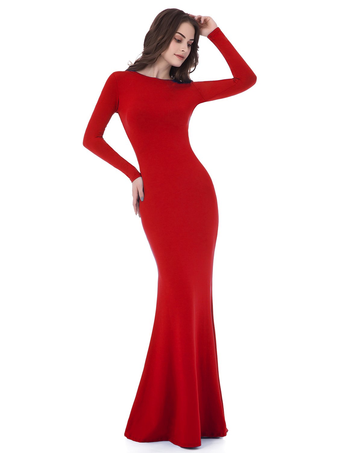 Sarahbridal Elegant Backless Long Prom Dresses for Women - Formal Evening Gowns in Various Sizes | Perfect for Homecoming, Wedding Guest & Special Occasions