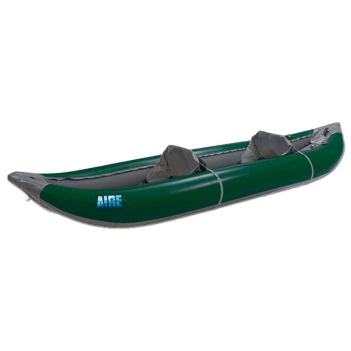 AIRE Outfitter II Inflatable Kayak - Lightweight & Portable 2-Person Kayak for Camping, Fishing & River Adventures