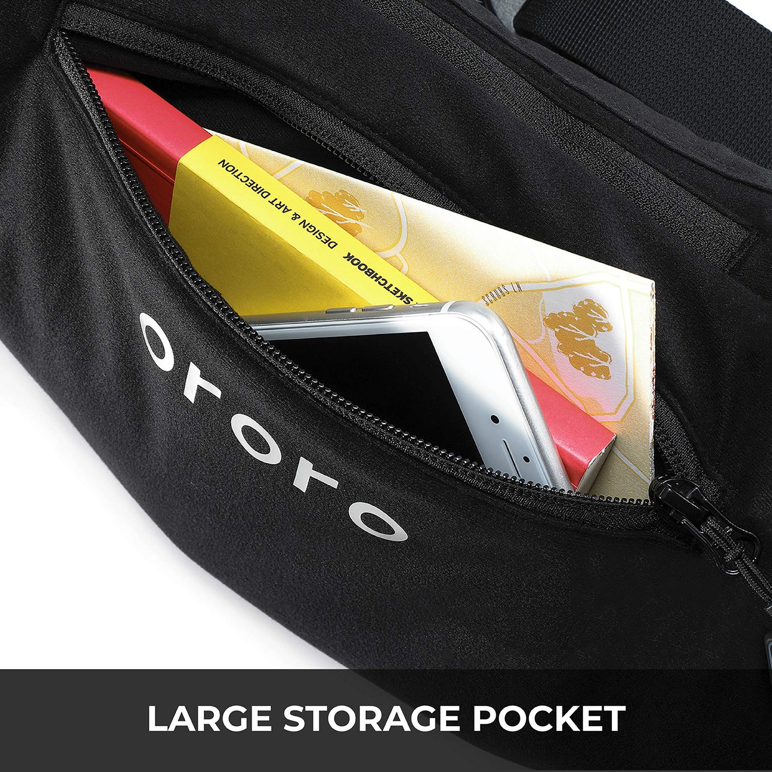 ORORO Rechargeable Heated Hand Warmer Pouch - 14 Hours Continuous Warmth, USB Battery-Powered Hand Muff for Winter - Perfect for Outdoor Activities, Skiing, Camping & Cold Weather Commutes