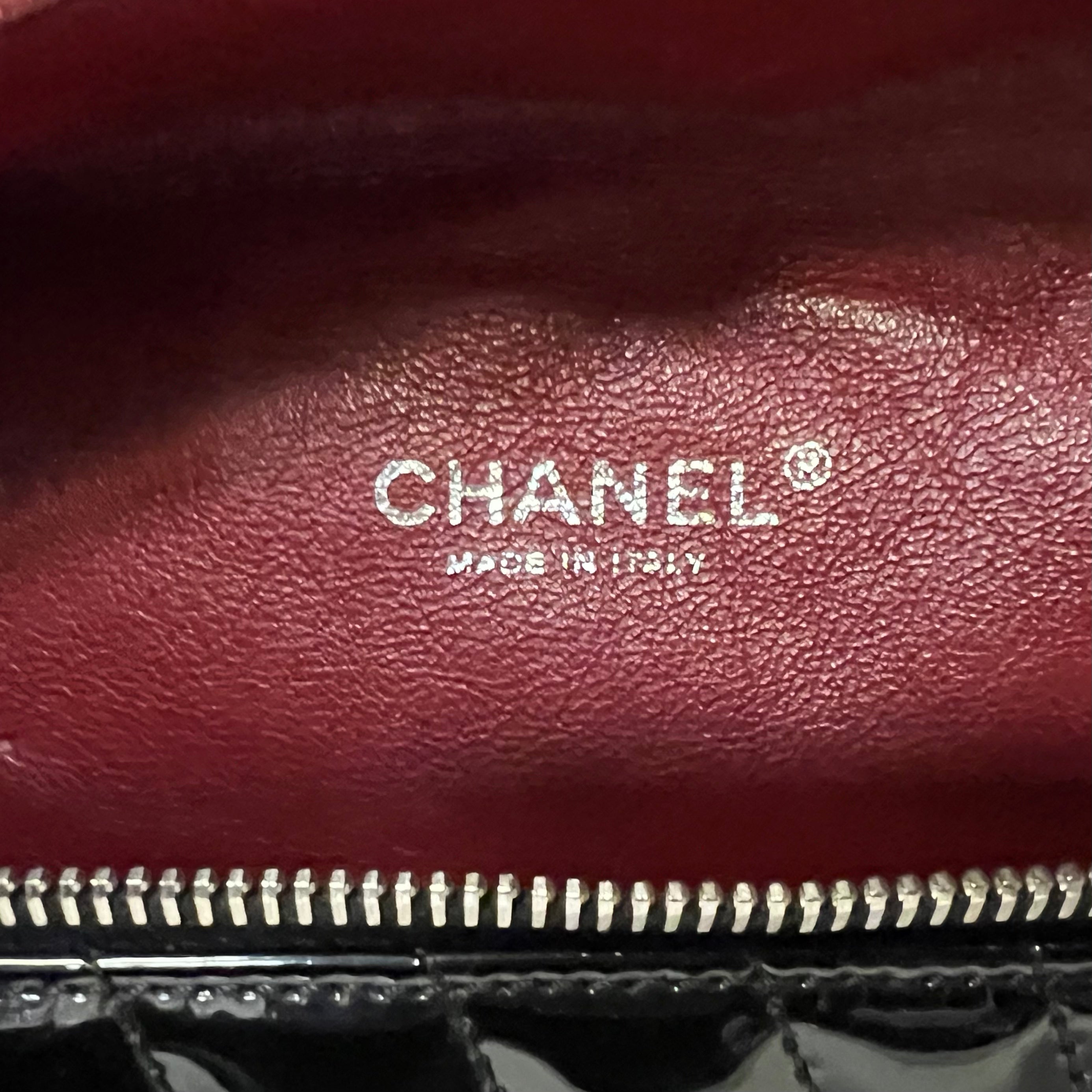 CHANEL Quilted Patent Gala Clutch Bag - Luxury Designer Handbag for Women | Perfect for Evening Parties, Weddings & Special Occasions