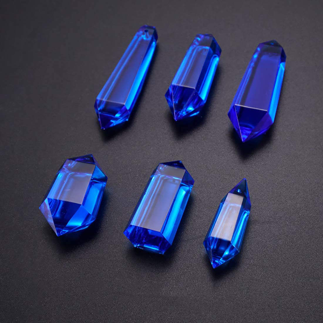FineInno 6-Piece Pendulum Resin Molds Set - Gemstone Pendant Molds for DIY Necklaces, Quartz Crystal Epoxy Casting Molds for Jewelry Making & Art Crafts - Perfect for Handmade Gifts, Home Decor, and Crystal Healing Accessories