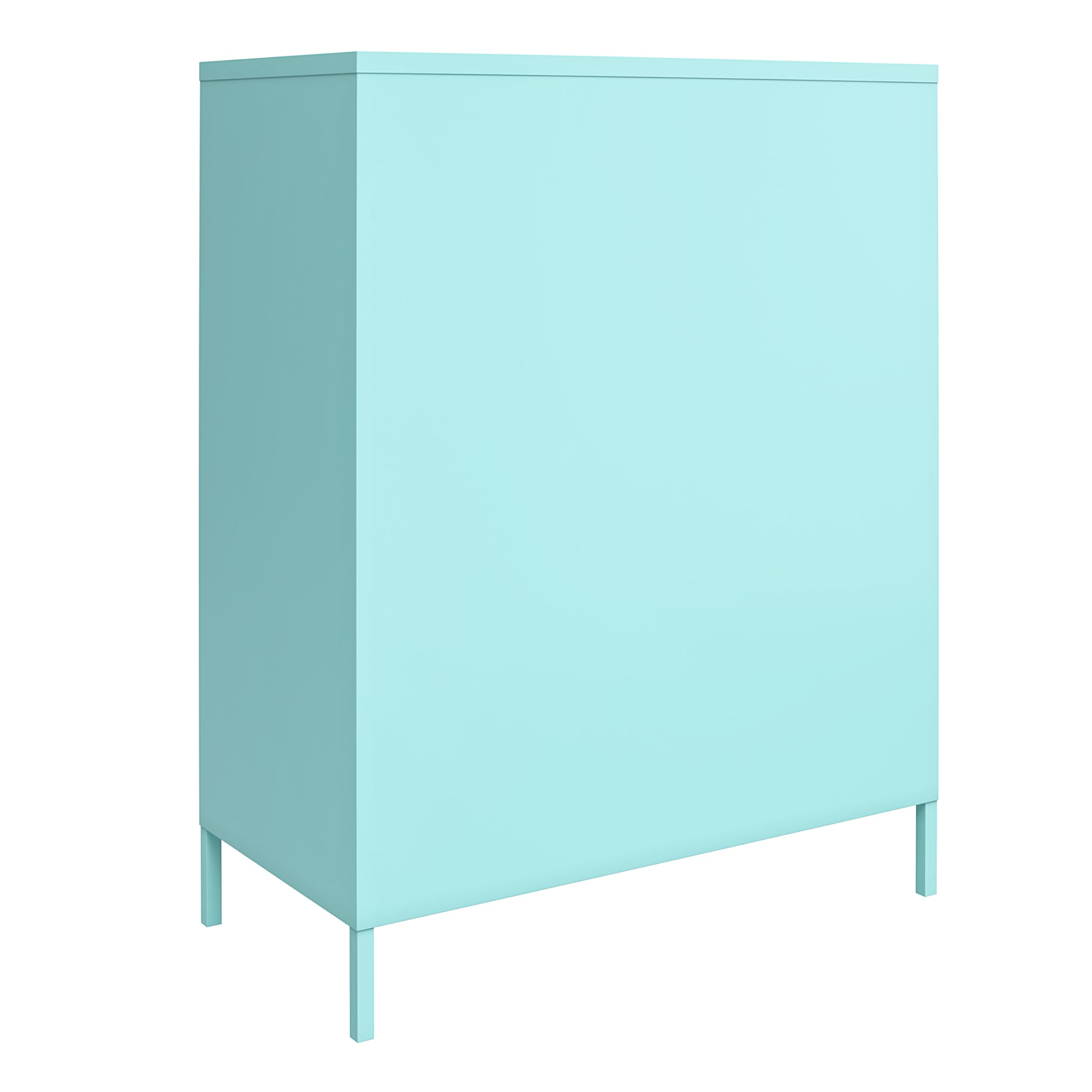 Novogratz Cache 2-Door Metal Locker Storage Cabinet in Mint Green - Perfect for Home, Office, Dorm & Garage Organization