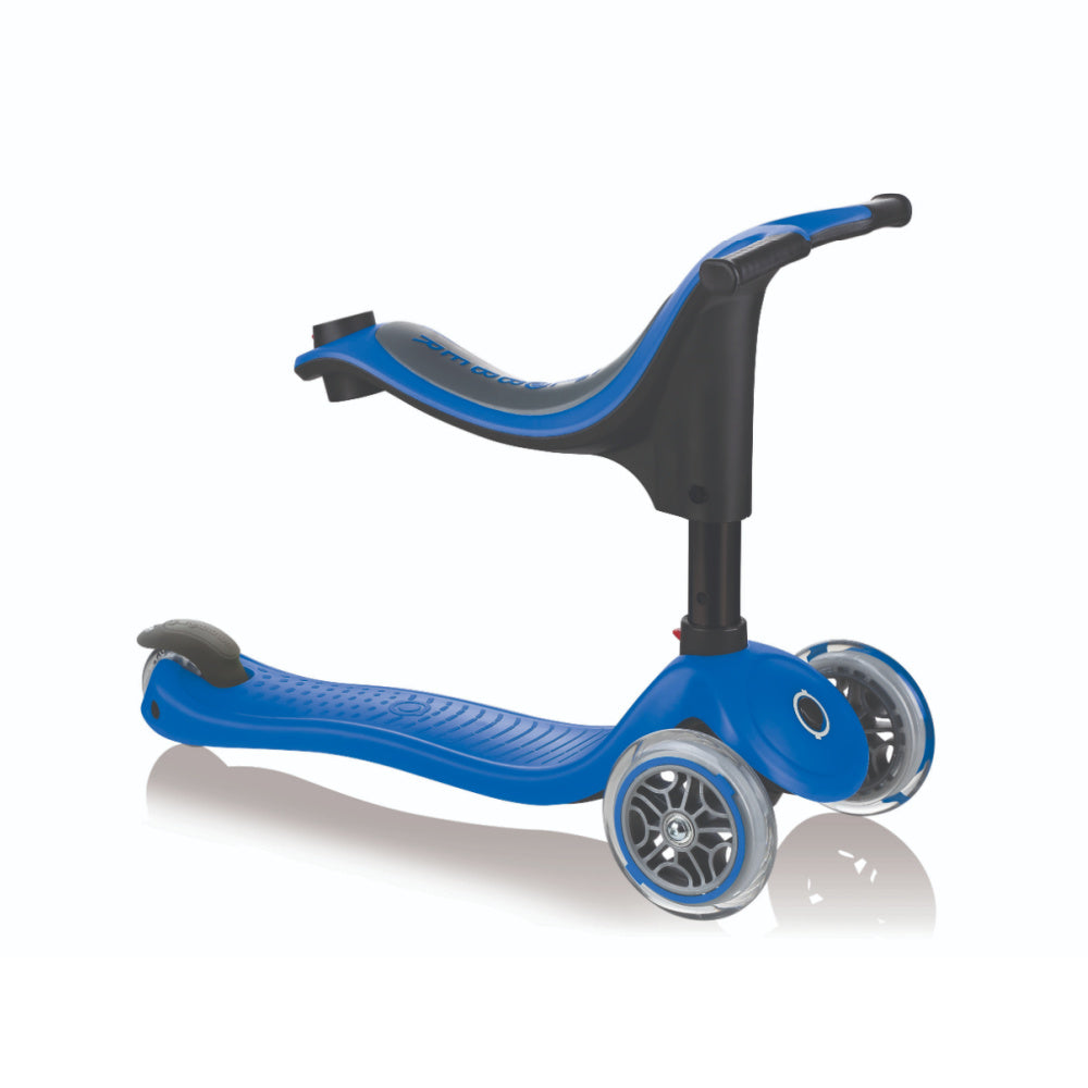 Globber Go Up Sporty Scooter for Kids - Adjustable Height 3 Wheel Kick Scooter with LED Wheels - Perfect for Outdoor Play, Commuting & Neighborhood Rides
