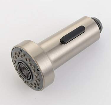 Brushed Nickel Kitchen Sink Faucet Head with 2-Function Pull-Out Spray - G1/2 Thread Replacement Part for Bathroom & Kitchen Faucets (Style 5) - Perfect for Washing Dishes, Filling Pots & Cleaning Sinks