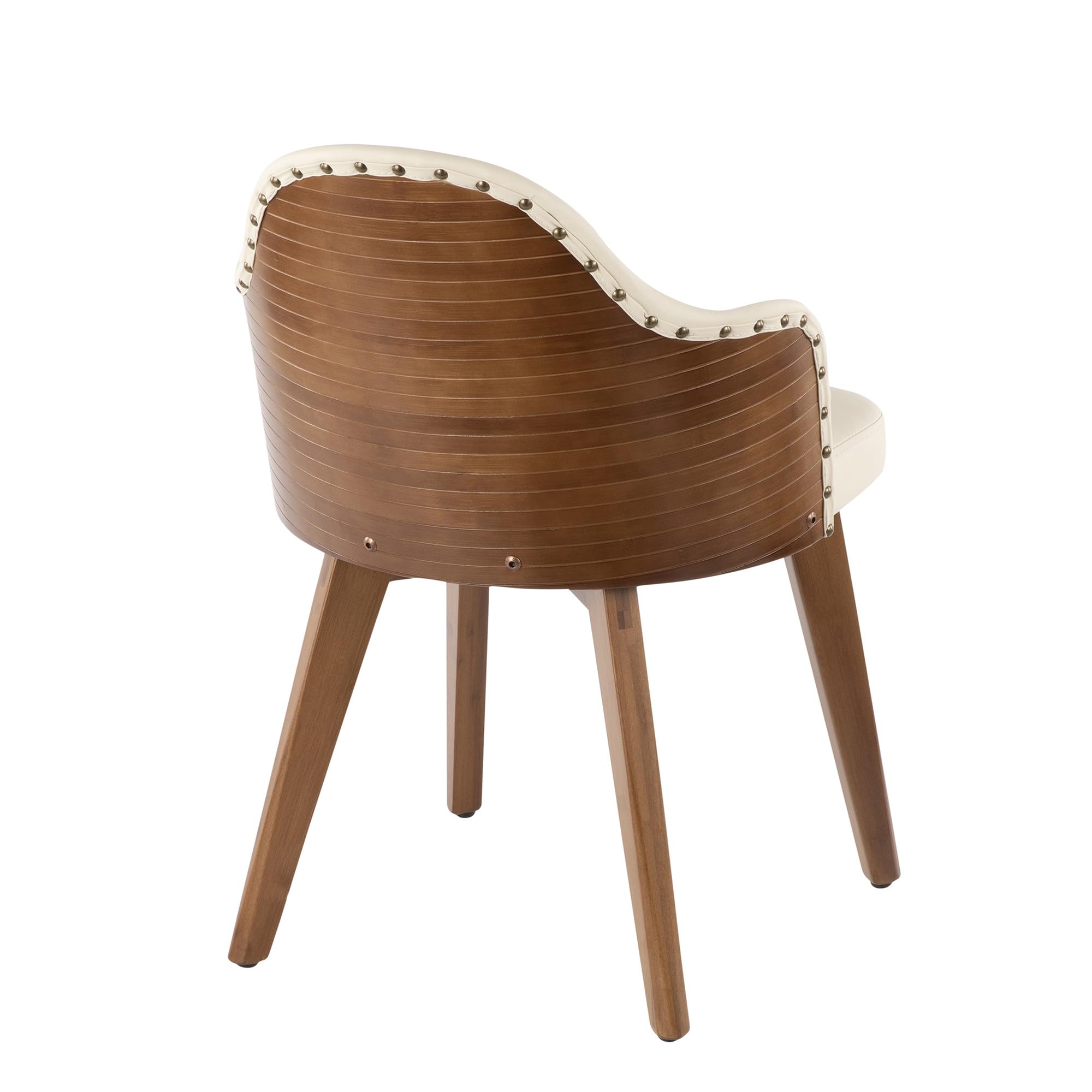 LumiSource Ahoy Mid-Century Modern Upholstered Dining Chair - Stylish Kitchen & Dining Table Chairs for Home & Restaurant Use