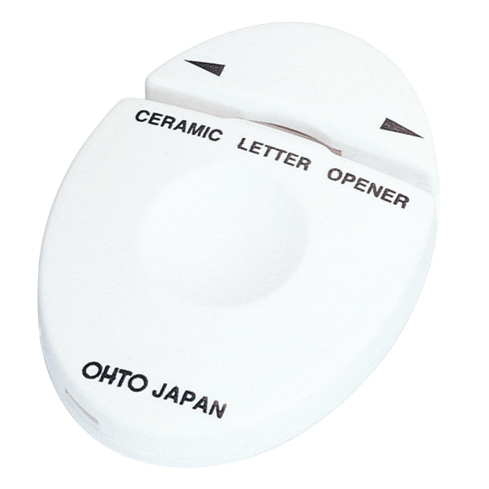 Premium Japanese Ceramic Letter Opener - Heavy Duty Ohto Easy Mail Opener for Office, Home & Gift Giving - Smooth Envelope Slitting Tool for Letters, Packages & Documents