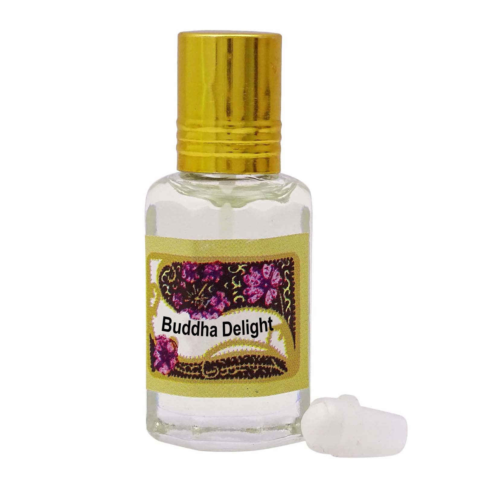 10ml Buddha Delight Fragrance Oil - 100% Pure Natural Essential Oil for Aromatherapy, Massage & Home Diffuser | Floral Scented Perfume Oil in Purple Bottle